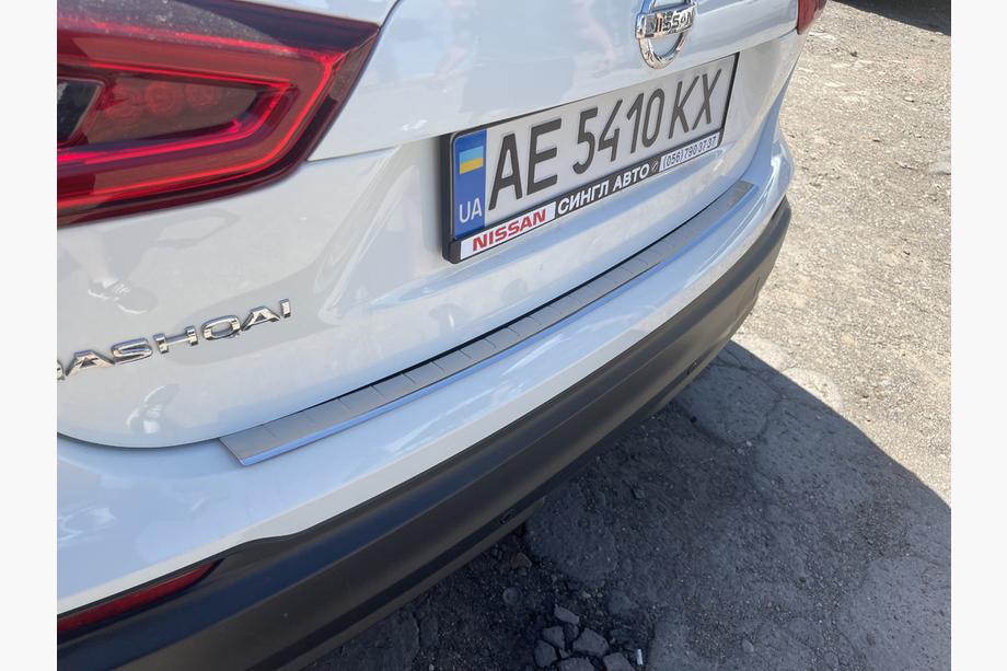 Nissan Qashqai 2014–2021 Kromirana zaščitna letev zadnjega odbijača OmsaLine (2017-2021, nerjaveče jeklo) Image