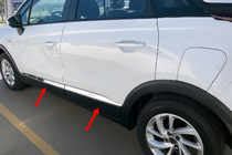 Opel Crossland X 2017–2024 Kromirane letvice za vrata (4 kos., inox) fotografija 1