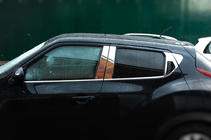 Nissan Juke 2010–2019 Letve za stebričke vrat (8 kos, nerjavno jeklo) fotografija 1