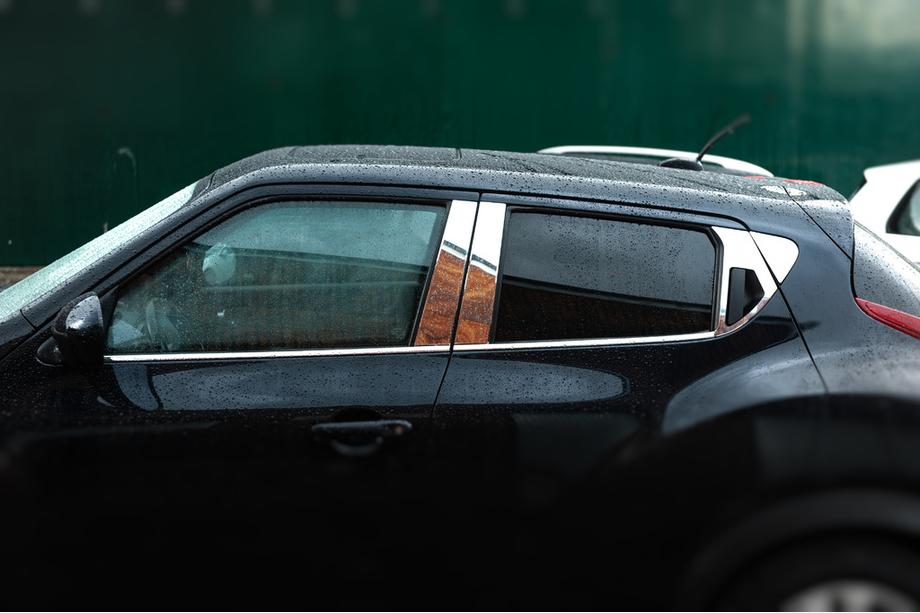 Nissan Juke 2010–2019 Letve za stebričke vrat (8 kos, nerjavno jeklo) Image