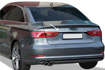 Audi A3 2012–2020 Letvica nad registrsko tablico Sedan (nerjavno jeklo) fotografija 1