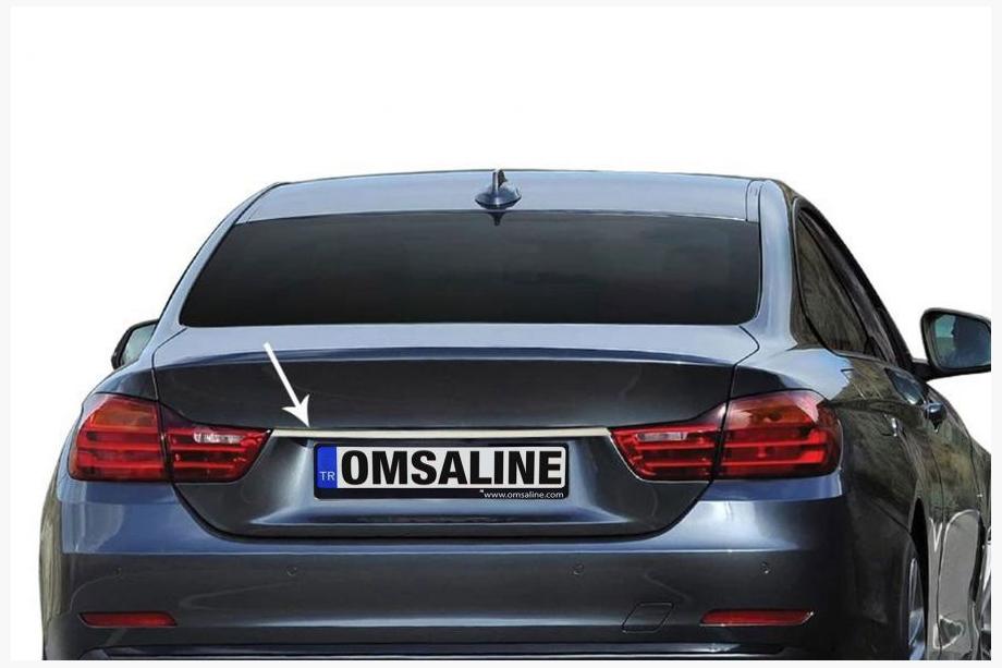 BMW serija 4 F32/F33/F36 2012–2020 Nerjaveč letvica nad registrsko tablico Image