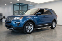 Ford Explorer 2011–2019 Stranske stopnice Maydos v2 (2 kos, aluminij ↗ nerjavno jeklo) fotografija 1