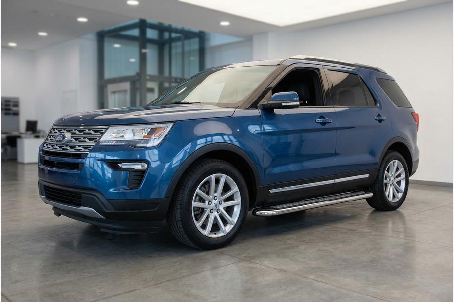 Ford Explorer 2011–2019 Stranske stopnice Maydos v2 (2 kos, aluminij ↗ nerjavno jeklo) Image