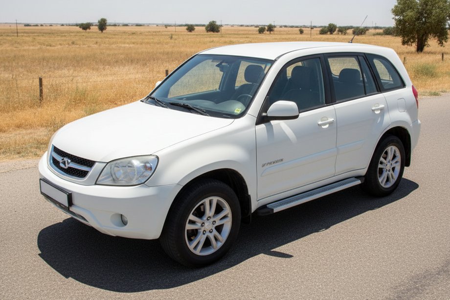Chery Tiggo 1 2005–2016 Bočne stopnice Maya V2 (2 kosa, aluminij) Image