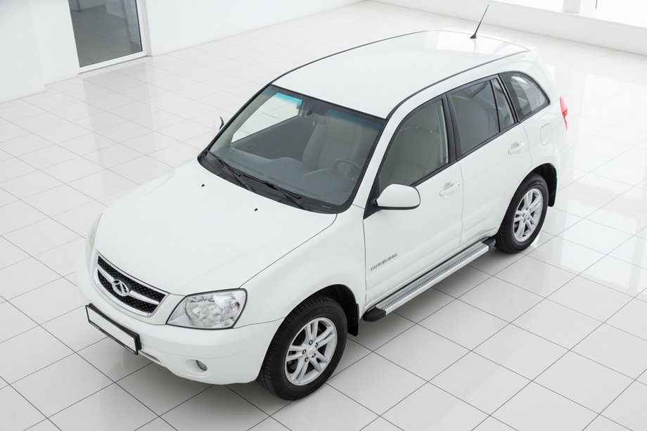 Chery Tiggo 3 2005– Bočne stopnice Maya V2 (2 kosa, aluminij) Image