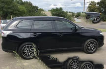 Mitsubishi Outlander 2012–2021 Vetrni deflektorji za okna (4 kosi, Niken) fotografija 2
