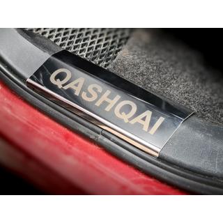 Nerjaveče letve za pragove za plastiko (4 kosi) Nissan Qashqai 2007–2010 fotografija 3