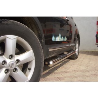 Stranske cevi (2 kos, nerjavno jeklo) Nissan Qashqai 2007–2010 fotografija 4