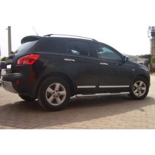 Stranske cevi (2 kos, nerjavno jeklo) Nissan Qashqai 2007–2010 fotografija 2