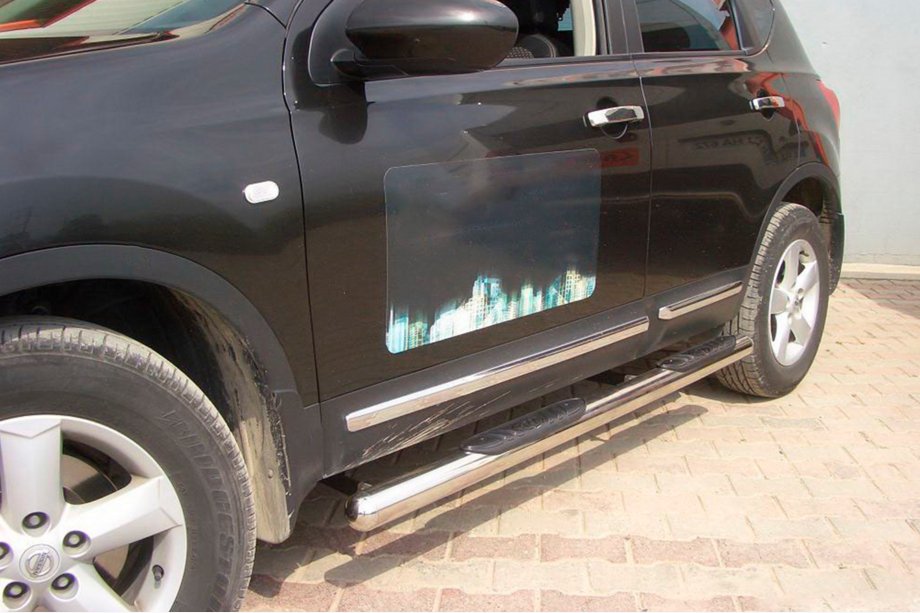 Nissan Qashqai 2007–2010 Stranske cevi (2 kos, nerjavno jeklo) Image