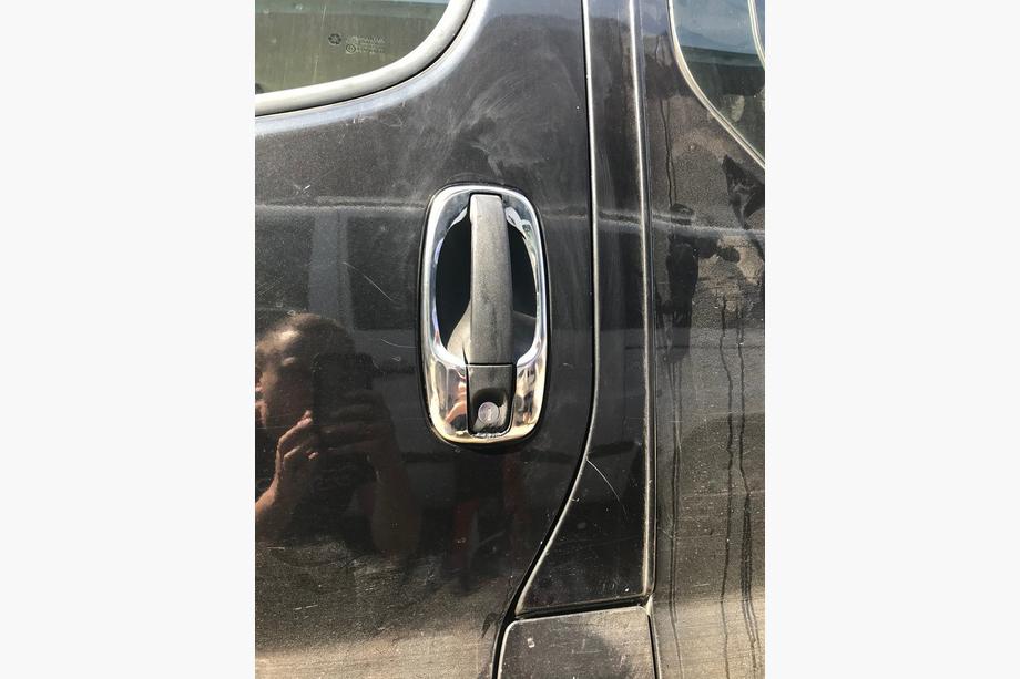 Opel Vivaro 2001–2015 Okvirji vratnih kljuk (4 kosi, nerjavno jeklo) Fotografija 7