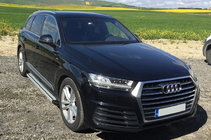 Audi Q7 2015–2026 Bočne stopnice Maya V4 (2 kos, aluminij) fotografija 9