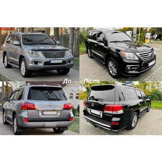 Restyling komplet 2008-2012 na 2012-2016 F-Sport Lexus LX570/450d 2008–2022 fotografija 3