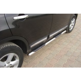 Stranske cevi (2 kos, nerjavno jeklo) Nissan Qashqai 2010–2014 fotografija 3