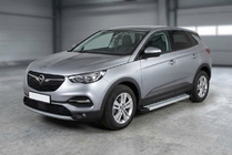 Opel Grandland X 2017– Bočne stopnice Maya V2 (2 kosa, aluminij) fotografija 1
