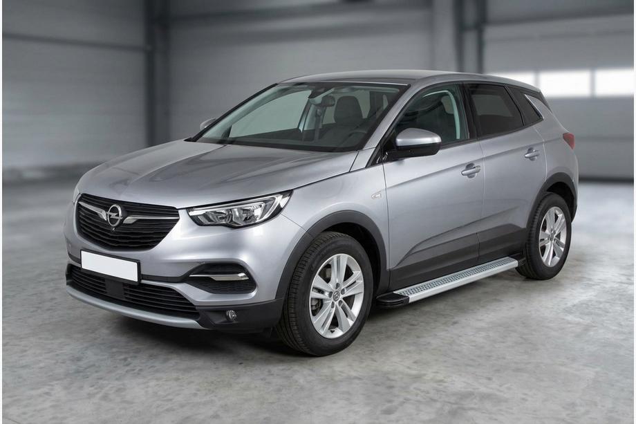 Opel Grandland X 2017– Bočne stopnice Maya V2 (2 kosa, aluminij) Image