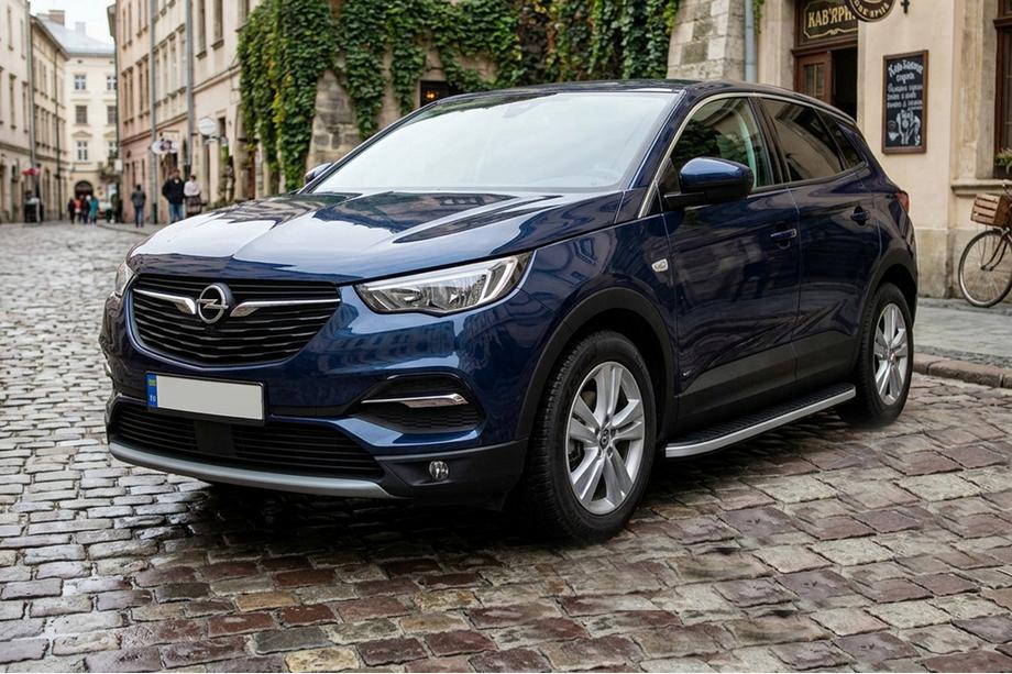 Opel Grandland X 2017– Stranske stopnice Tayga Grey (2 kosa, aluminij) Image