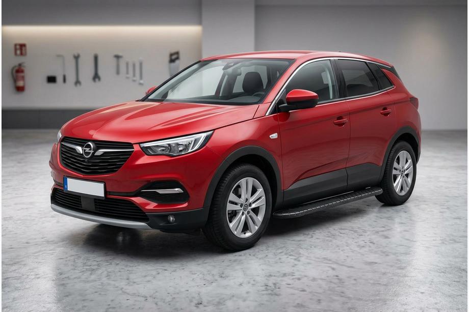 Opel Grandland X 2017– Bočne stopnice Bosphore Black (2 kos, aluminij) Image
