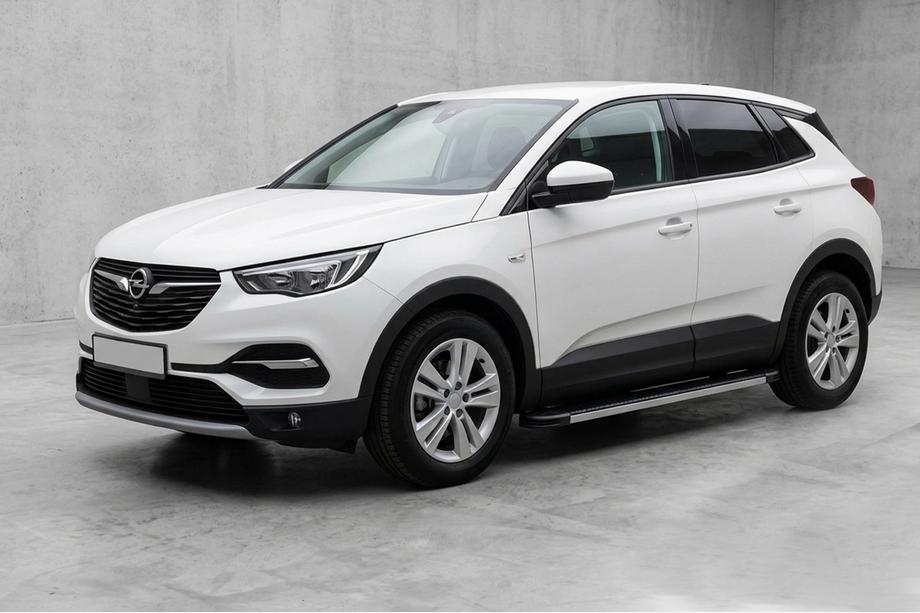 Opel Grandland X 2017– Stranski pragovi Maya V1 (2 kos, aluminij) Image