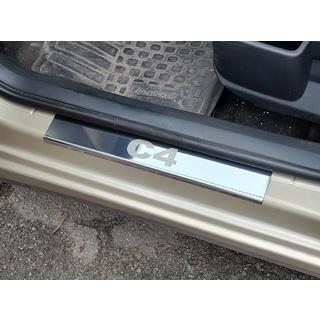 Nerjaveče letvice pragov Carmos Citroen C-4 2004–2010 fotografija 3