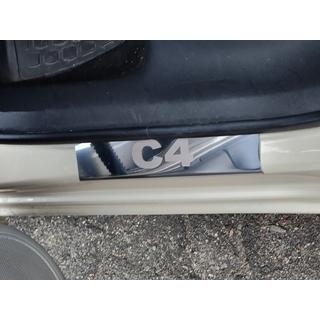 Nerjaveče letvice pragov Carmos Citroen C-4 2004–2010 fotografija 2