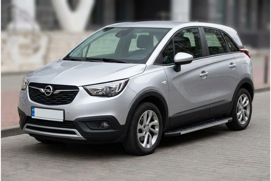 Opel Crossland X 2017–2024 Stranske stopnice Duru (2 kos, aluminij) Image