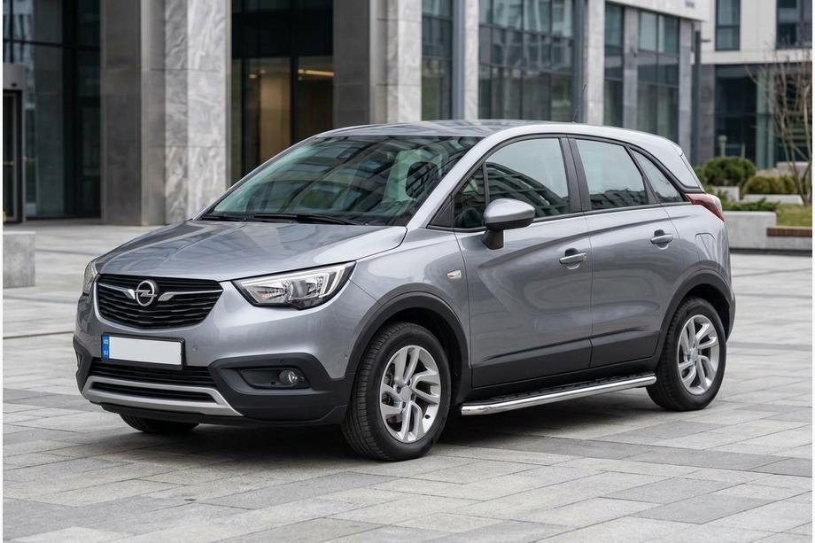 Opel Crossland X 2017–2024 Stranske stopnice Maydos V1 (2 kosa, aluminij / nerjavno jeklo) Image