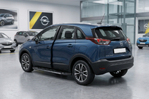 Opel Crossland X 2017–2024 Stranske stopnice RedLine Black (2 kosa, aluminij) fotografija 1