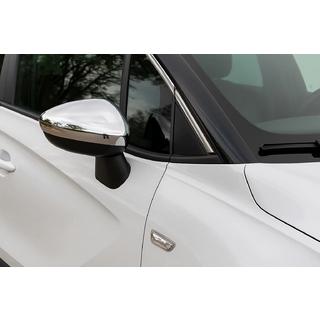 Kromirani pokrovi ogledal (2 kosa, nerjavno jeklo) Opel Crossland X 2017–2024 fotografija 1