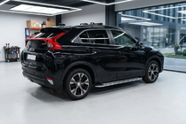 Mitsubishi Eclipse Cross 2017– Stranske stopnice Maydos V2 (2 kosa, aluminij/nerjavno jeklo) fotografija 1