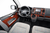 Volkswagen T5 2010–2015 Okrasne obloge vratnih panelov Aluminij fotografija 1
