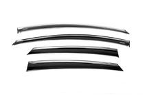 Ford Focus III 2011–2017 Deflektorji oken s kromirano letvijo Niken (SD/HB, 4 kos) fotografija 2
