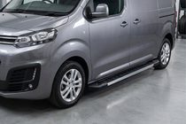 Citroen Jumpy/Dispatch 2017– Bočne stopnice RedLine V1 (2 kosa, aluminij) fotografija 1