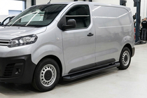 Citroen Jumpy/Dispatch 2017– Bočne stopnice Allmond Black (2 kos, aluminij) fotografija 5