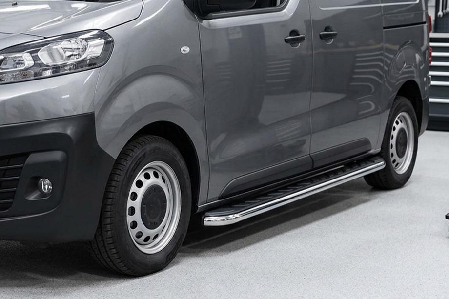Peugeot Expert 2017– Stranske stopnice Maydos V1 (2 kosa, aluminij / nerjavno jeklo) Image
