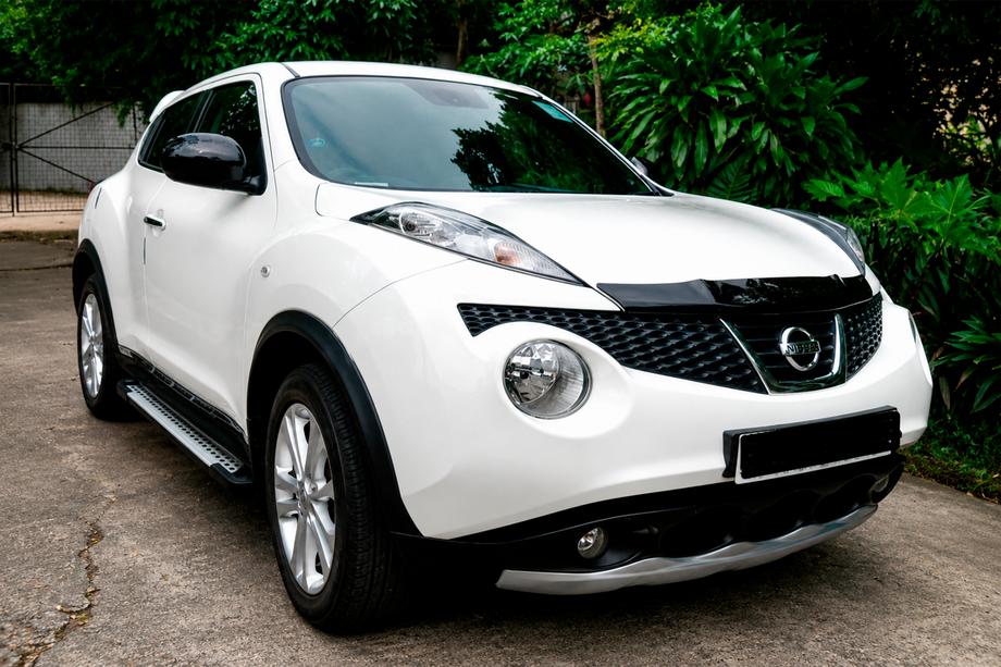 Nissan Juke 2010–2019 Stranske stopnice Allmond Grey (2 kosa, aluminij) Image
