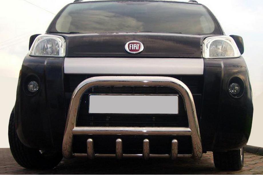 Peugeot Bipper 2008–2017 Prednji zaščitni lok QT006 (nerjaveče jeklo) Image