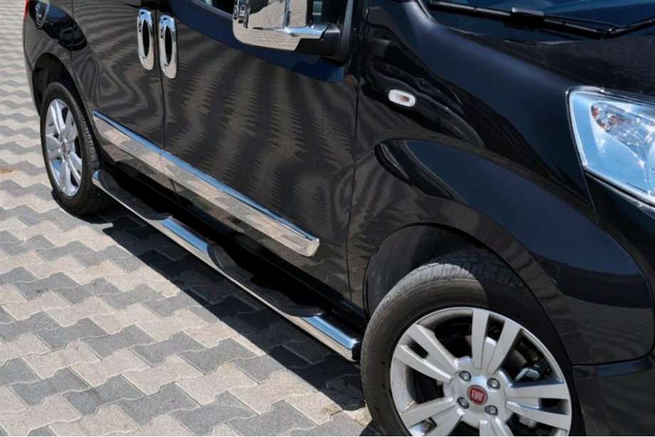 Peugeot Bipper 2008–2017 Stranske cevi (2 kos, nerjaveče jeklo) Image