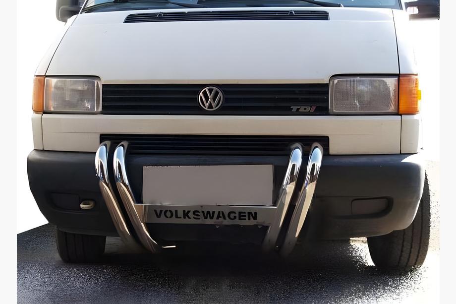 Volkswagen T4 Caravelle/Multivan 1990–2003 Prednji zaščitni lok ST006 (nerjaveče jeklo) Image