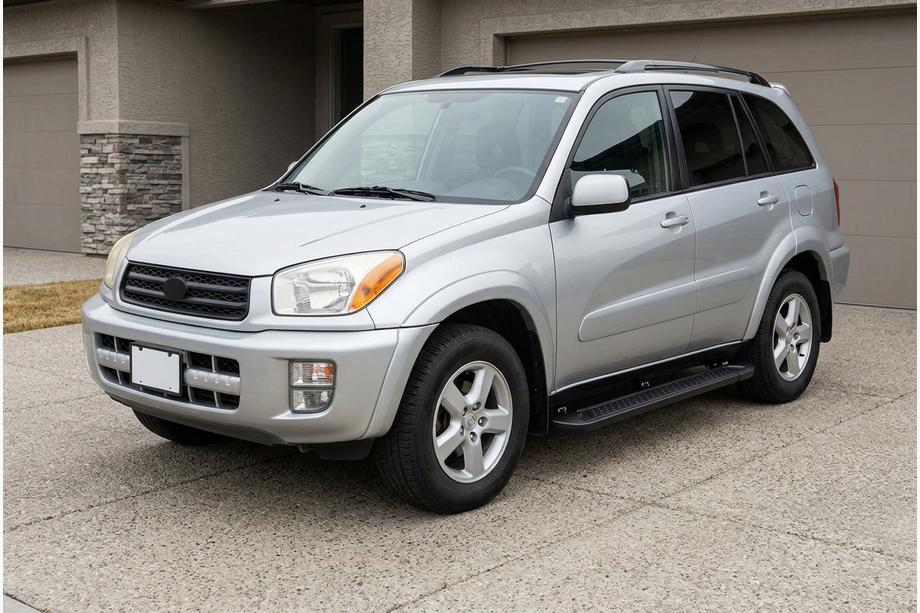 Toyota Rav 4 2001–2005 Bočne stopnice Allmond Black (2 kos, aluminij) Image