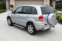 Toyota Rav 4 2001–2005 Stranske stopnice Line (2 kosa, aluminij) fotografija 1