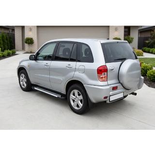 Stranske stopnice Line (2 kosa, aluminij) Toyota Rav 4 2001–2005 fotografija 1