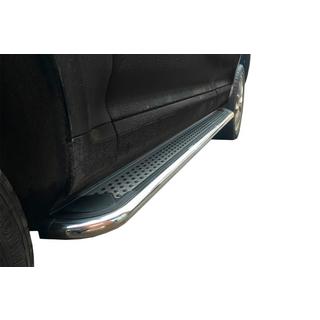 Stranske stopnice Maydos v2 (2 kos, aluminij ↗ nerjavno jeklo) fotografija 1