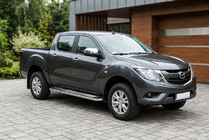 Mazda BT-50 2012– Stranske stopnice Maydos v2 (2 kos, aluminij ↗ nerjavno jeklo) fotografija 1