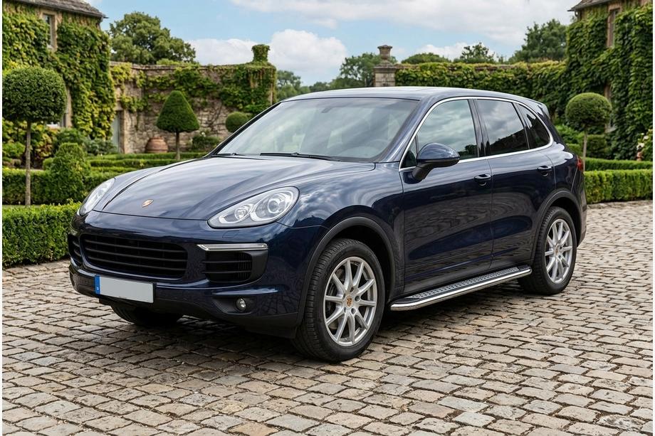 Porsche Cayenne 2010–2017 Stranske stopnice Maydos v2 (2 kos, aluminij ↗ nerjavno jeklo) Image