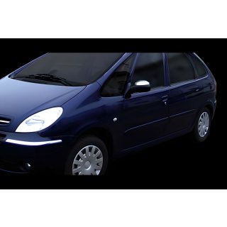 Kromirani pokrovi ogledal (2 kosa, nerjavno jeklo) Citroen Xsara Picasso 1999–2012 fotografija 4