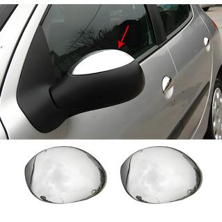 Kromirani pokrovi ogledal (2 kosa, nerjavno jeklo) Citroen Xsara Picasso 1999–2012 fotografija 2