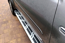 Mitsubishi Pajero Sport 2008–2015 Bočni pragovi Sunrise (2 kos, aluminij) fotografija 6