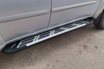 Mitsubishi Pajero Sport 2008–2015 Bočni pragovi Sunrise (2 kos, aluminij) fotografija 7